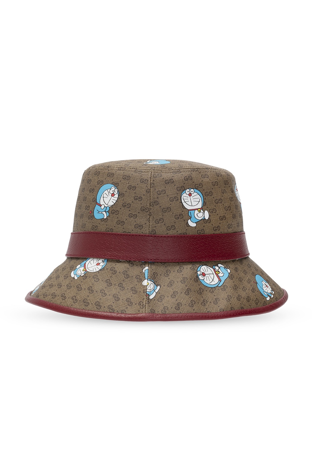 Doraemon X Gucci Baseball Hat In Brown-